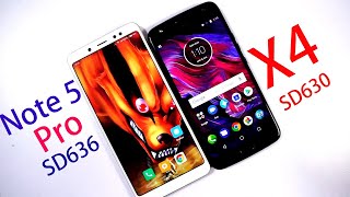 Redmi Note 5 Pro vs Moto X4 Speed Test, Memory Management test and Benchmark Scores