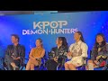 EJAE Gets Emotional at KPop Demon Hunters Press Conference