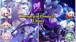 F2P MOC 12 FULL CLEAR! | E2S1 Castorice Team & E0S1 Silver Wolf Level 999 | F2P HSR 4.2