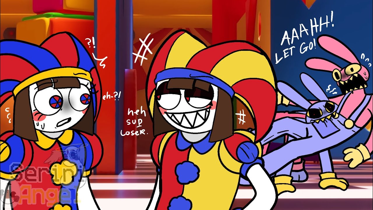 Pomni & Jax Meet Their Opposite Ver Themselves ?! - TADC [AU] | Funny ...