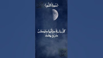 سورة النور💚 من اجمل الآيات الله نور سماوات والارض #القرآن_الكريم #تلاوة_خاشعة#السعودية #الحرم_المكي