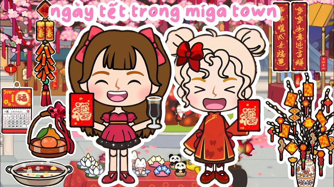 NGÀY TẾT TRONG MIGA TOWN có gì zuii 🧧✨💛 | Bơ Channel