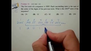 AMC12 Sequence Series Example 1