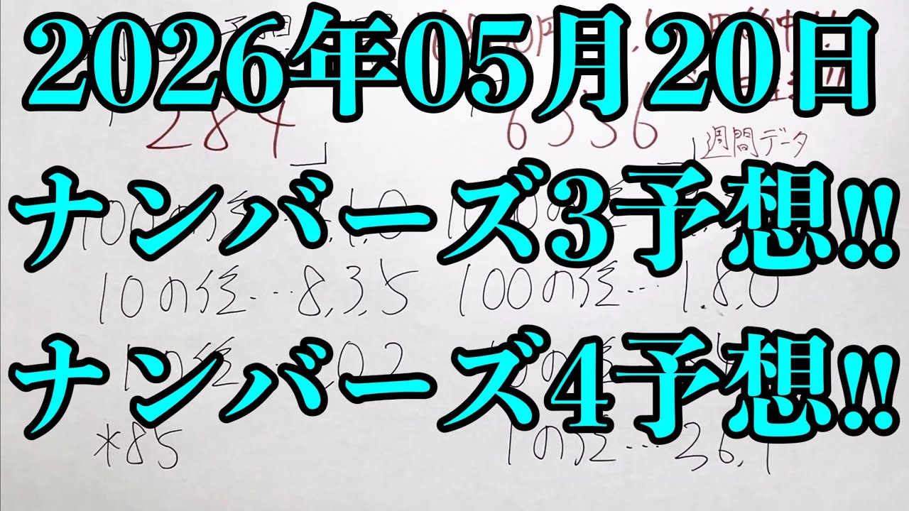【宝くじ４日連続的中！】なんとなんと先週から４日連続的中となるナンバーズ３のボックス的中が来てくれました！！