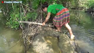 Full Video 42 Days Living Wild In The Forest Catch Many Fish, Top Fishing Video Primitive Life