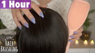 [ASMR] 1h Hair Brushing with Tangle Teezer & Scalp Massage | No Talking