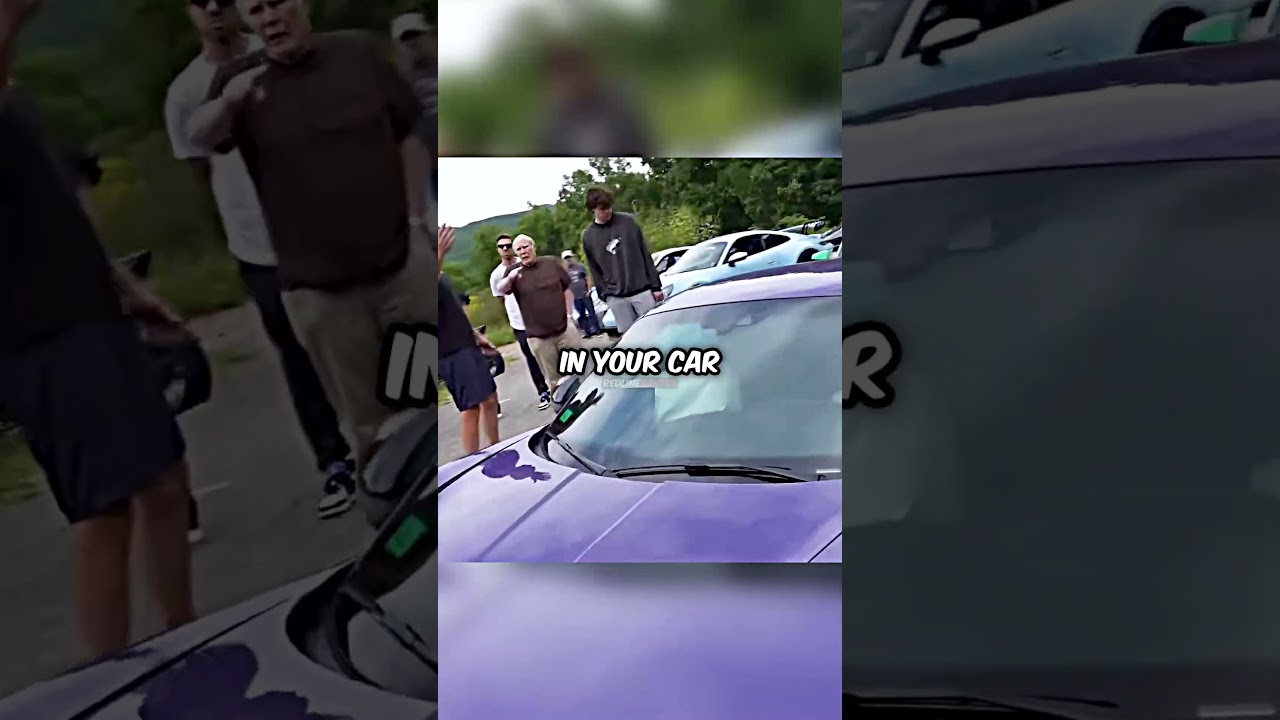 Woman Cuts Off Porsche GT3