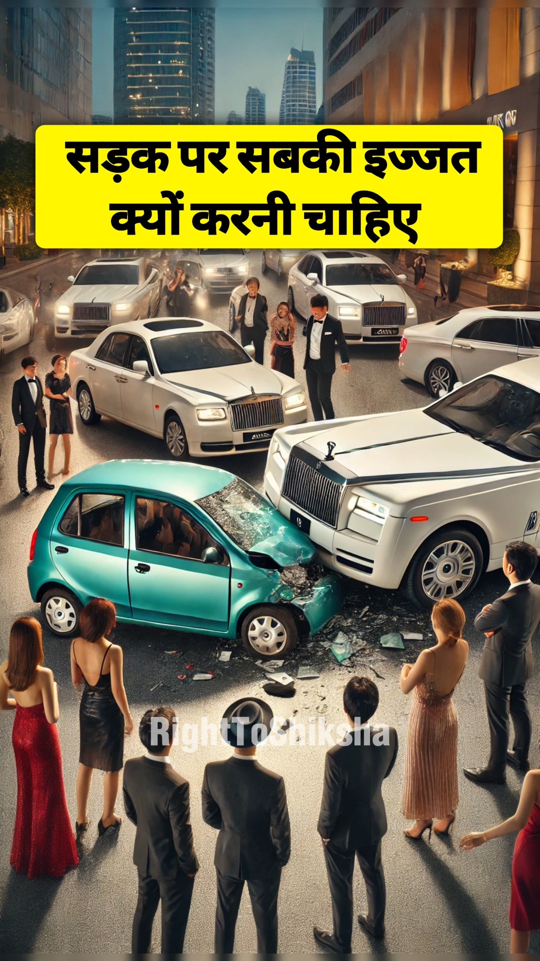सड़क पर सबकी इज्जत क्यों करनी चाहिए by Right To Shiksha