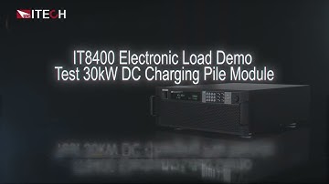 IT8400 High Performance DC Electronic Load Demo Video
