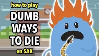How to play Dumb Ways to Die on Saxophone | Saxplained
Learn to play Dumb Ways to Die with this easy tutorial for all saxophones. Play along with the backing track, sheet music, and fingerings for beginners.
Dumb Ways to Die is a safety campaign song and video created by Metro Trains in Melbourne, Australia, in 2012 to promote train safety. The songs popularity transcended its initial purpose, becoming a viral sensation with millions of views on YouTube and even spawning mobile games and merchandise.
0:00 Alto Tutorial
2:04 Playalong
3:14 Tenor Tutorial
5:17 Playalong
Note: Baritone Sax can play along with the Alto Sax part, and Soprano Sax can play along with the Tenor Sax part
▶ PATREON: https://patreon.com/Musimple
▶ COMMISSIONS: https://saxplained.com/commissions
▶ SHEET MUSIC: https://saxplained.com/sheetmusic
▶ MERCH: https://shop.saxplained.com
▶ TIP JAR: https://saxplained.com/donate
Our channels:
https://www.youtube.com/@Saxplained
https://www.youtube.com/@ClarifiedTutorials
https://www.youtube.com/@Flutorials
https://www.youtube.com/@BrassifiedTutorials
https://www.youtube.com/@MusimpleTutorials How to play Dumb Ways to Die on Saxophone | Saxplained
