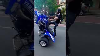 Atv Rides Down The Middle Of New York City