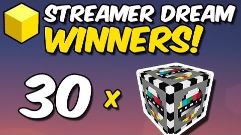 Streamer Dream Codes WINNERS!