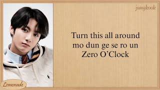 Bts 0000 Zero Oclock Easy Lyrics