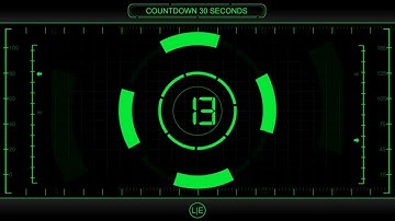 COUNTDOWN Timer 30 sec  v 225  Clock with Sound Effects and Voice HD 4k