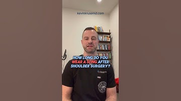 How Long Do You Wear A Sling After Shoulder Surgery #shouldersurgery #shoulderrecovery