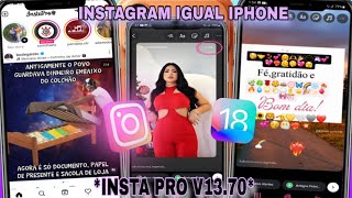 Instapro Ios V13.70 Instagram Like Iphone On Android Ios Emojis Fonts Ios Repost