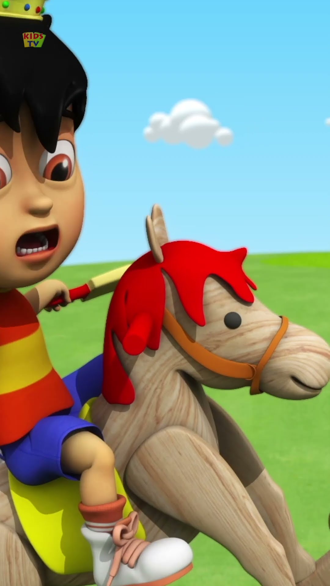 Chal Mere Ghode Tik Tik #shorts #kidstv #hindirhymes #cartoon #songs