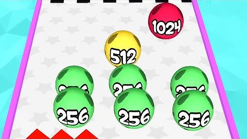 Ball 2048 Run Dancing Balls Fun - All Levels 58 To 76 Gameplay Part 4 | Mobile Game