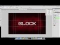 Glock youtube channel art speed art  by thegrowlgfx