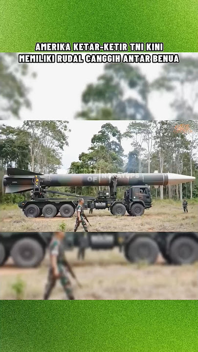 TNI's intercontinental missile 😱 #tni #bravotni #america #indonesia #trending #popular