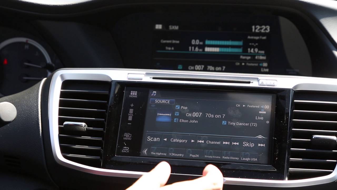 How To set the radio presets in 2016 Honda Accord tutorial - YouTube