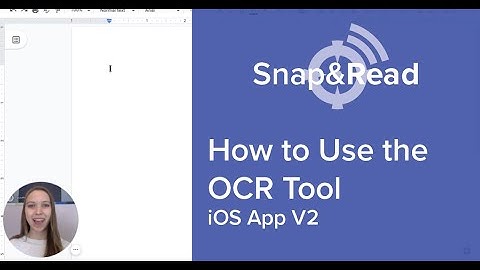 Snap&Read: How to Use the OCR Tool in iOS