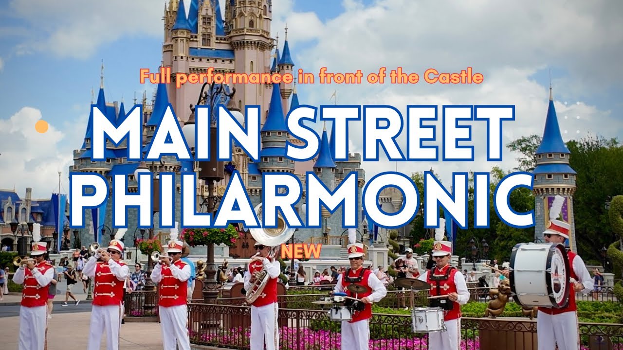 MAIN STREET PHILARMONIC * MAGIC KINGDOM, WALT DISNEY WORLD: full performance in front of the castle