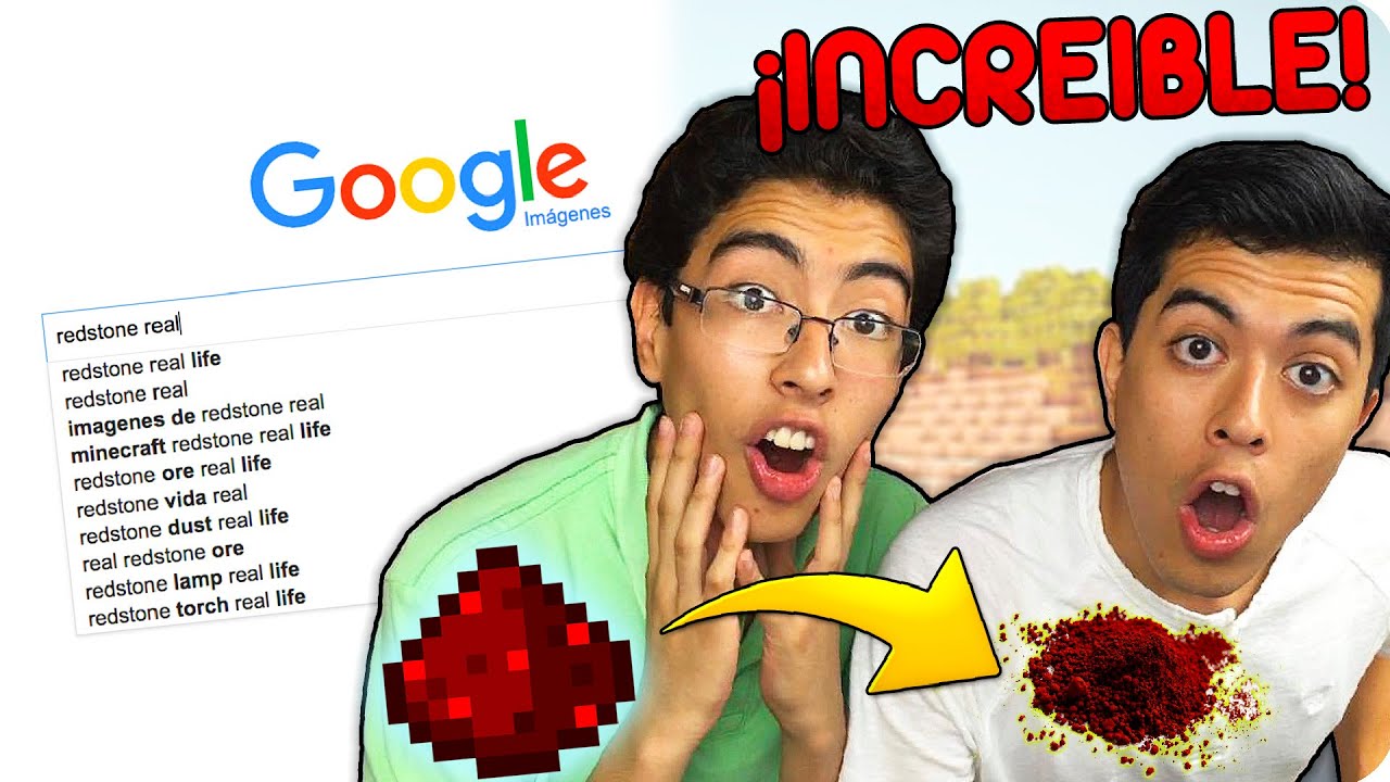 BUSCANDO LOS OBJETOS DE MINECRAFT EN LA VIDA REAL - YouTube