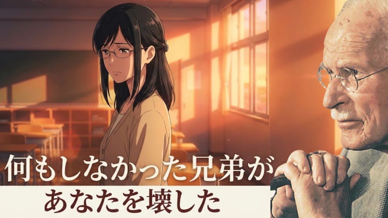 一番あなたを壊したのは「何もしなかった兄弟」でした｜ナルシスト家族の沈黙の共犯者【カール・ユング心理学】