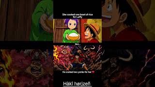 he cooked two yonko's for her #onepiece #luffy