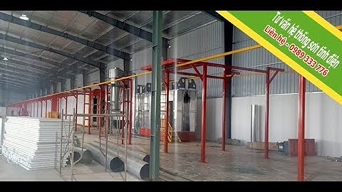 Lắp dây chuyền sơn tĩnh điện tự động toàn quốc | Hệ thống sơn tự động | Liên hệ 0989333776