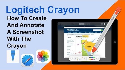How To Create An Annotated Screenshot With Logitech Crayon
