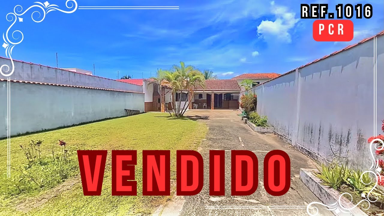 REF.1016 Edícula com 385m2 de terreno e 400m da praia 