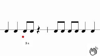 Rhythm clap along level 1-3