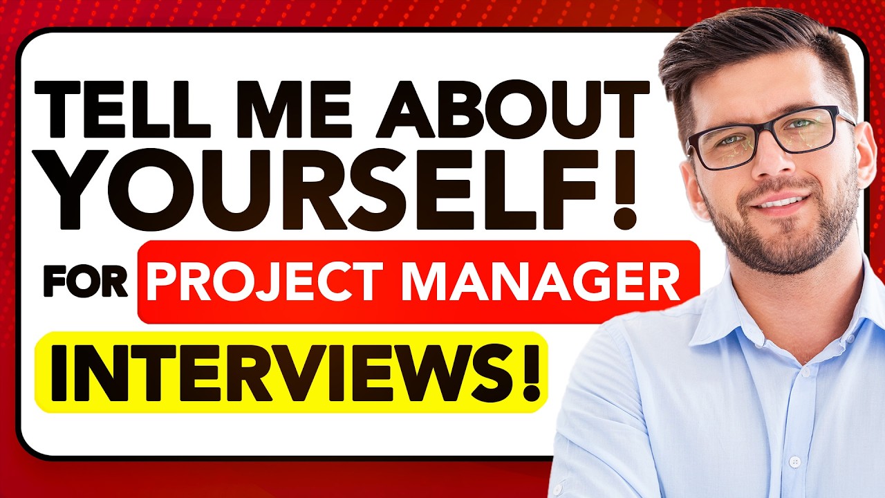 TELL ME ABOUT YOURSELF for PROJECT MANAGER INTERVIEWS! (How to Introduce Yourself in an Interview)