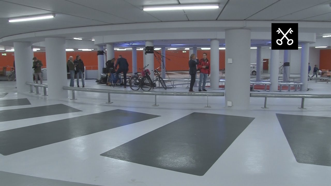 Tour in de Lammermarkt parkeergarage | Leiden.TV