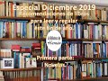 Recomendaciones Fin de Año 2019 [Primera Parte] - La Biblioteca de Hernán