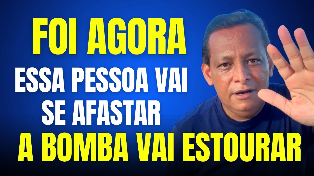 ⚠️ Essa pessoa vai se afastar ! e uma bomba vai estourar pra você...