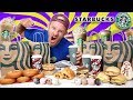 THE SUPERCHARGED STARBUCKS MENU CHALLENGE! (10,000+ CALORIES)