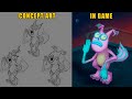 All concept art  official monsters msm the lost landscapes