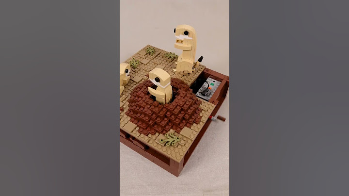 Prairie Dog LEGO Kinetic Sculpture