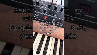 Vintage 1984 Prophet 5 Rev3.3 #sequentialcircuits #prophet5 #synth #losangeles