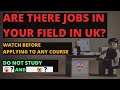 Avoid coming to  uk if youre studying thisno jobs in uk for international students 