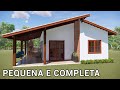 Casa de stio simples com varanda  p11