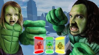 HULK NiKO and DAD!!  Superhero Rescue Mission inside Basement City! Spiderman Roblox game review!