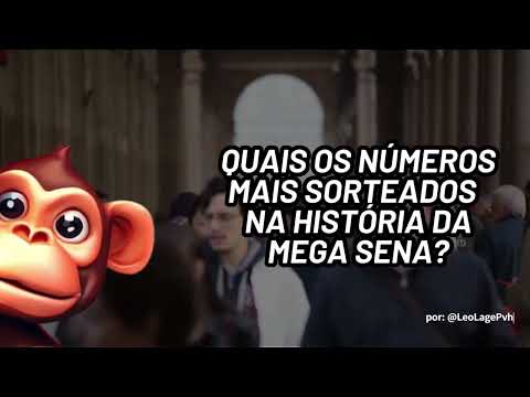 Quais os números MAIS SORTEADOS na história da #MEGA-SENA (curiosidades)
