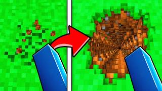 Minecraft, aber ABBAUEN wird KLEINER!
