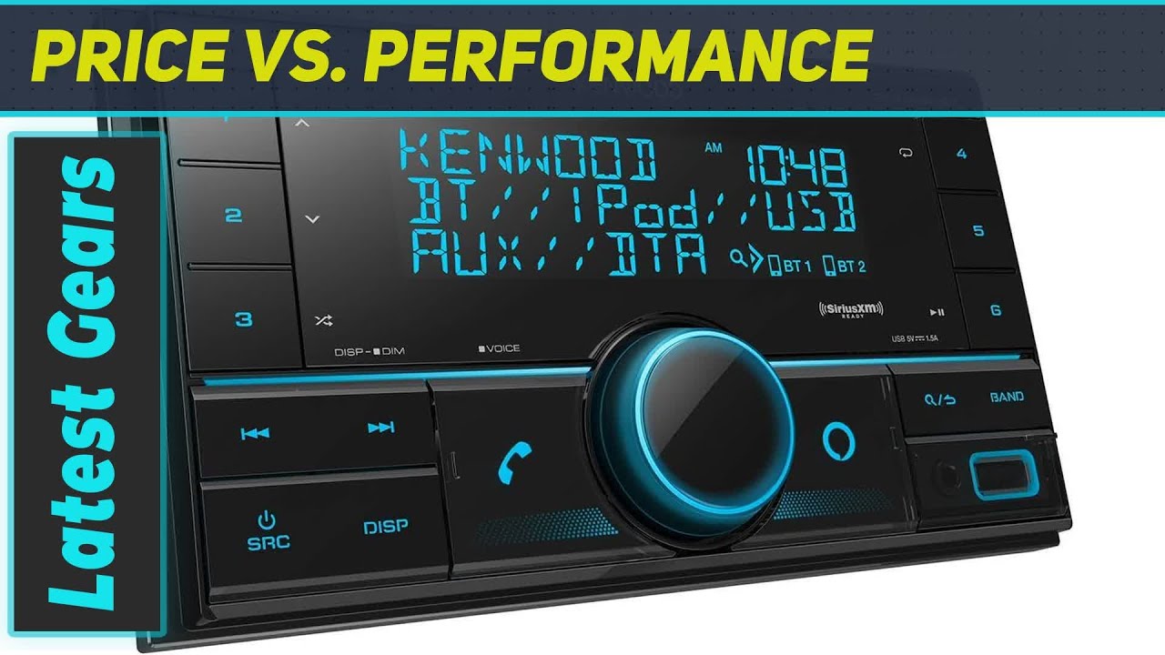Kenwood DPX304MBT Double DIN Digital Media Receiver – Top Features