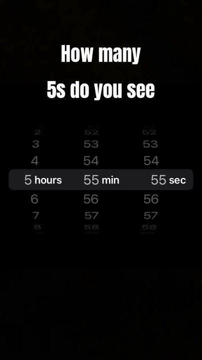 How Many 5s Do You See YouTube mind-bender-alert-how-many-5s-in-25-shorts-youtube