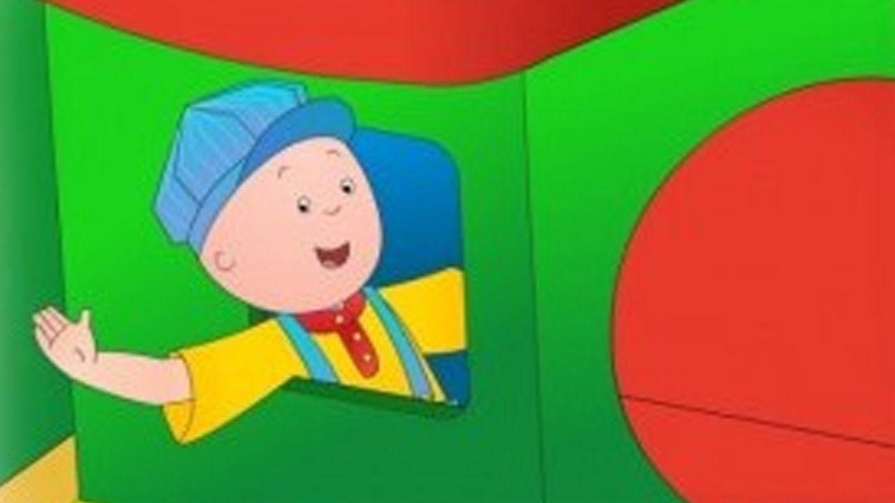 Caillou Train Conductor Game For Kids Youtube